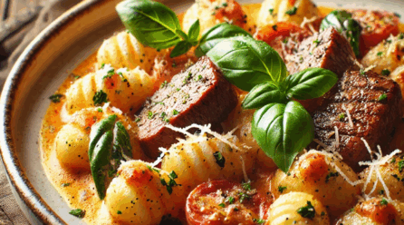 FANGIO’S – Creamy Napolitano Beef Fillet Gnocchi