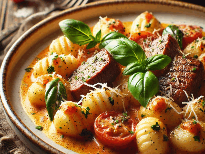 FANGIO’S – Creamy Napolitano Beef Fillet Gnocchi
