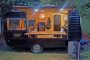 A (caffeine) dream on wheels.