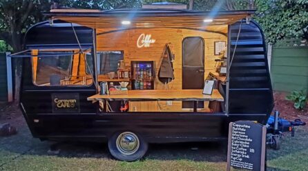 A (caffeine) dream on wheels.