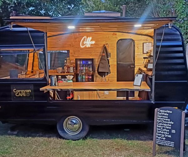 A (caffeine) dream on wheels.