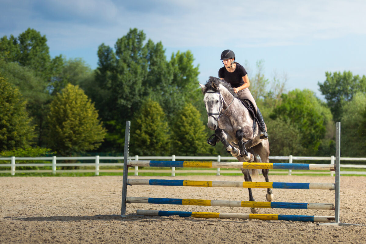 Five tips for riding a jumping line with confidence and control.