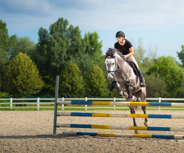 Five tips for riding a jumping line with confidence and control.