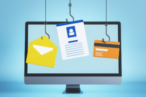 Phishing. Not with a rod, with email. 
