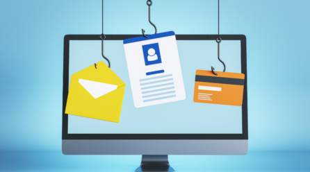 Phishing. Not with a rod, with email. 