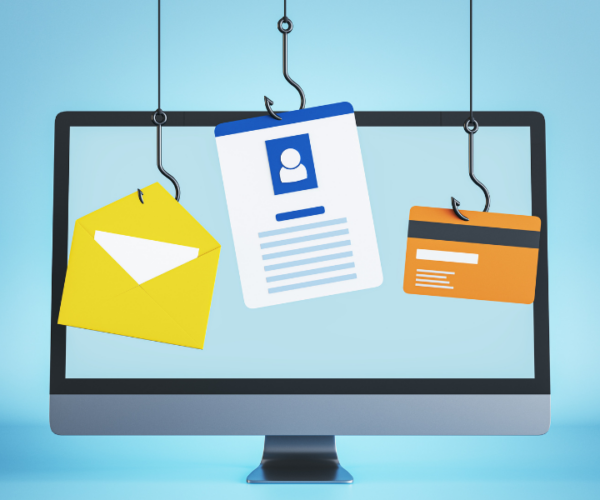 Phishing. Not with a rod, with email.