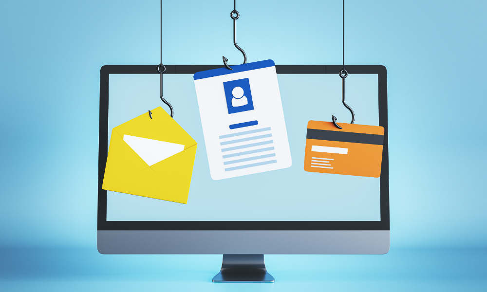 Phishing. Not with a rod, with email. 